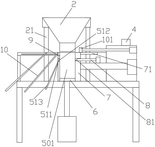 A non-burning brick-making equipment for making construction waste into bricks