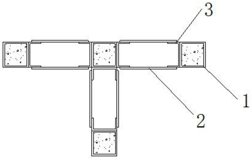 A steel-concrete composite special-shaped lattice column