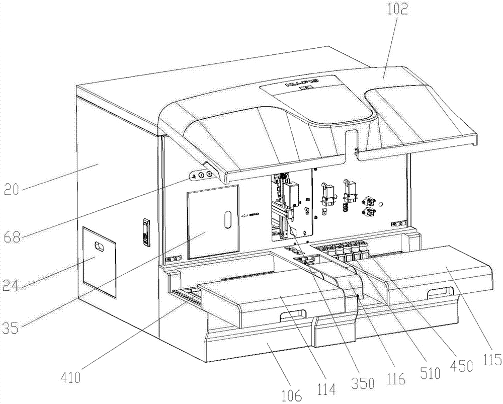 Feces analyzing device