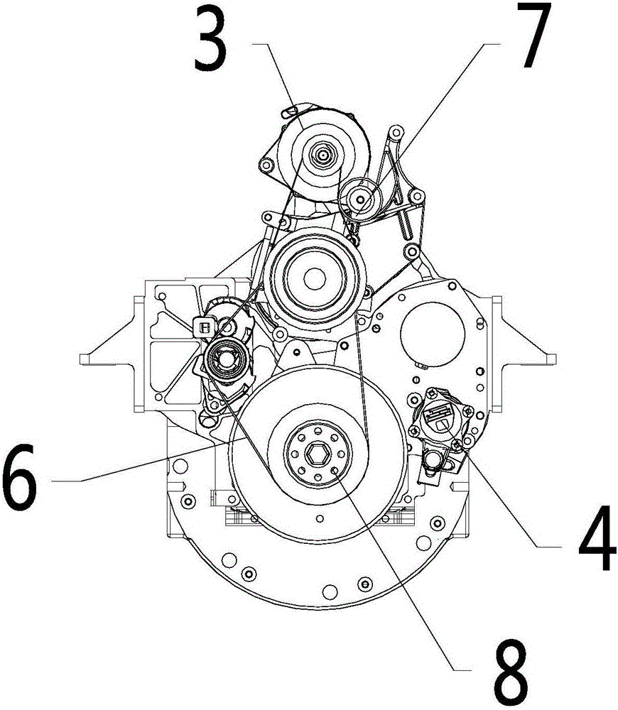 Multifunctional power motor of electric automobile