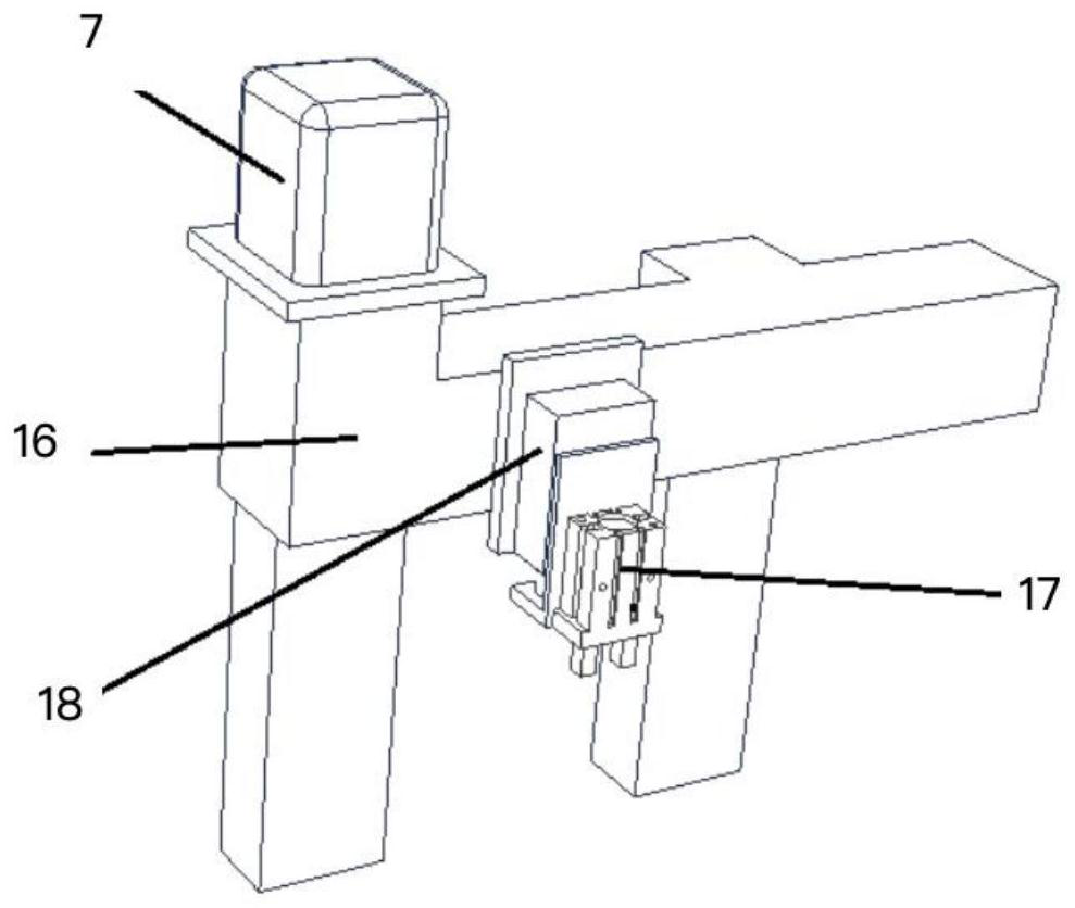 Automatic identification machine for image recognition spring, and working method thereof