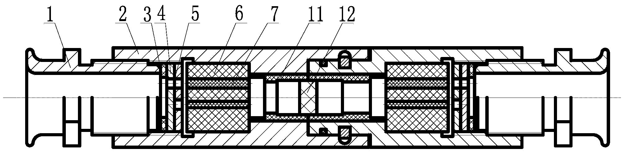 Six-way cascading rapid cable entry device