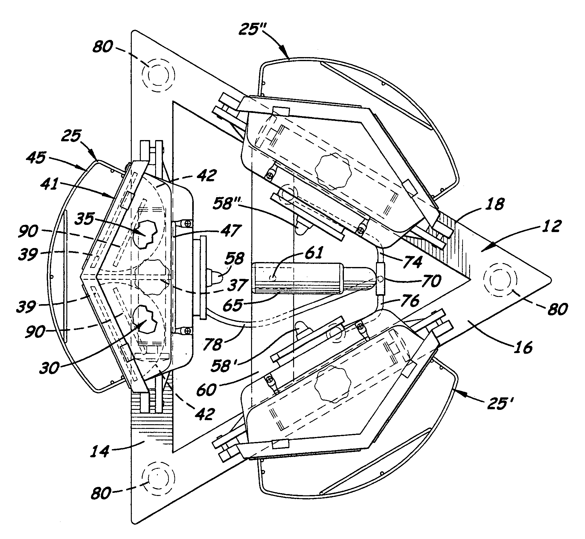 Multiple head worklight