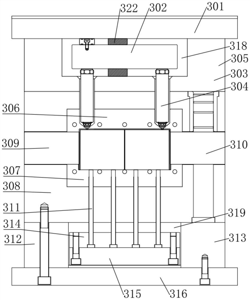 Precise traceless forming assembly line of automobile assembly