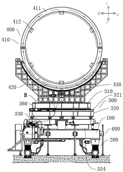 A six-degree-of-freedom numerical control centering installation device