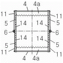 Hornet nest removing device and use method thereof