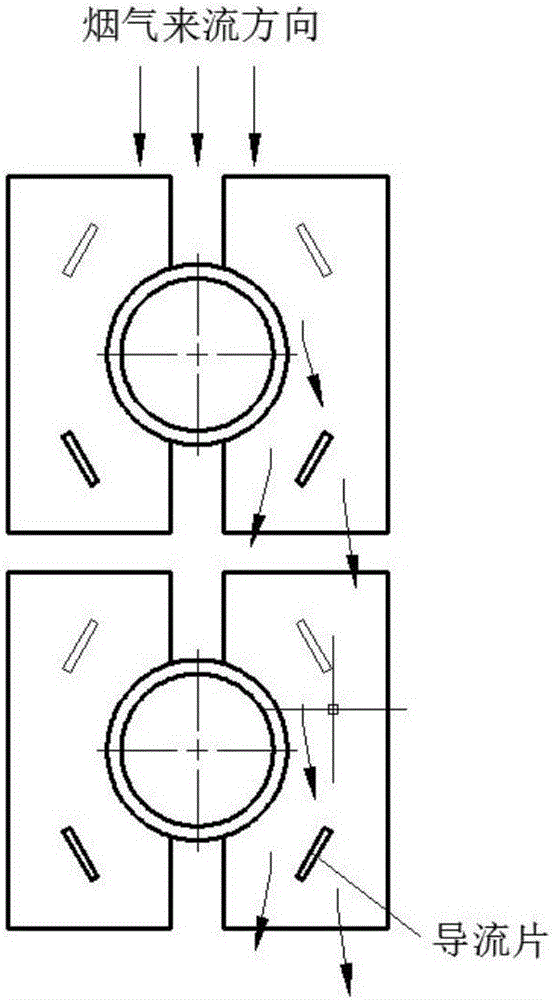 Axially through H-type finned tube and heat exchange tube bundle thereof