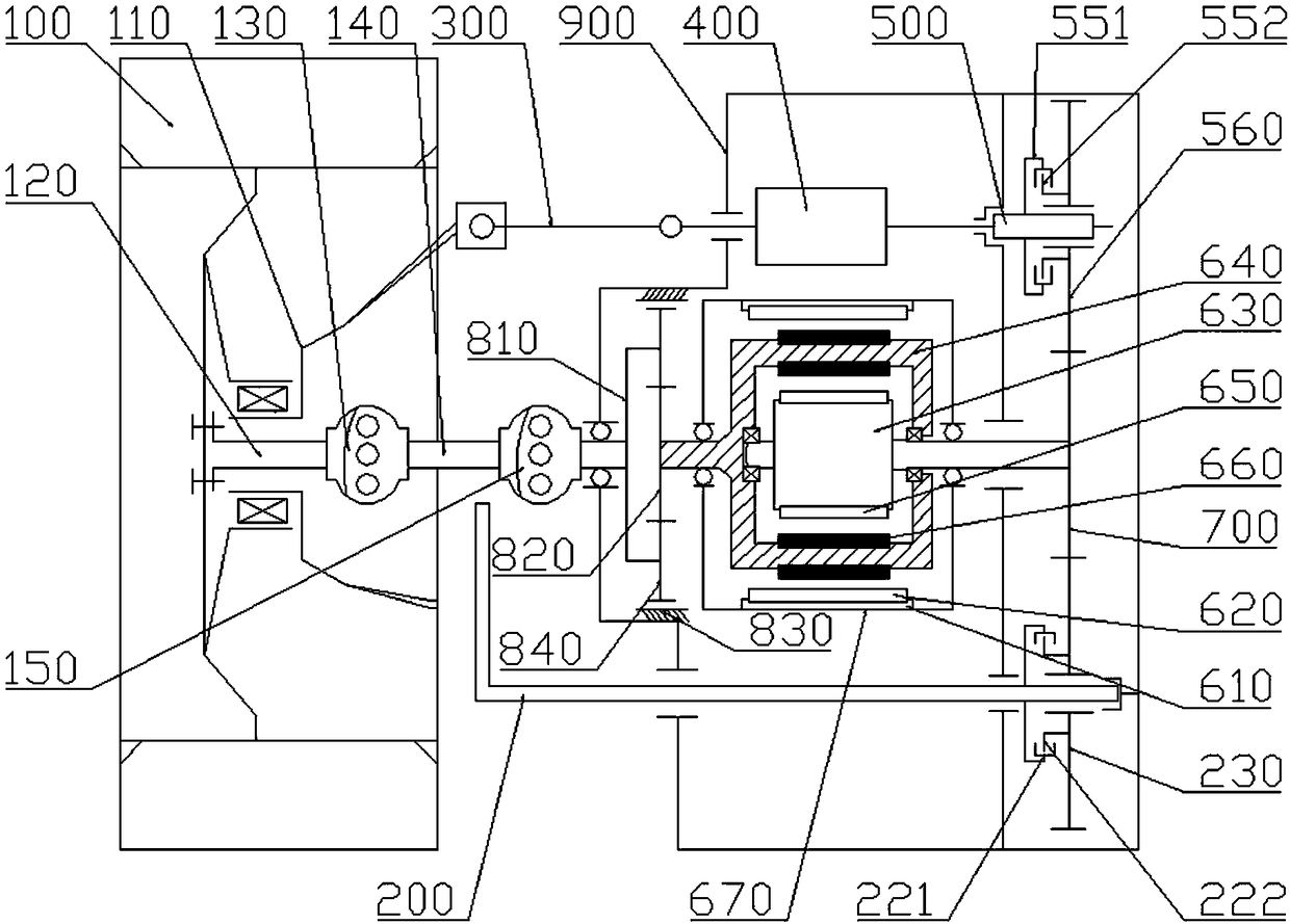 Electric wheel driving system integrating steering, roll preventing and driving and control method