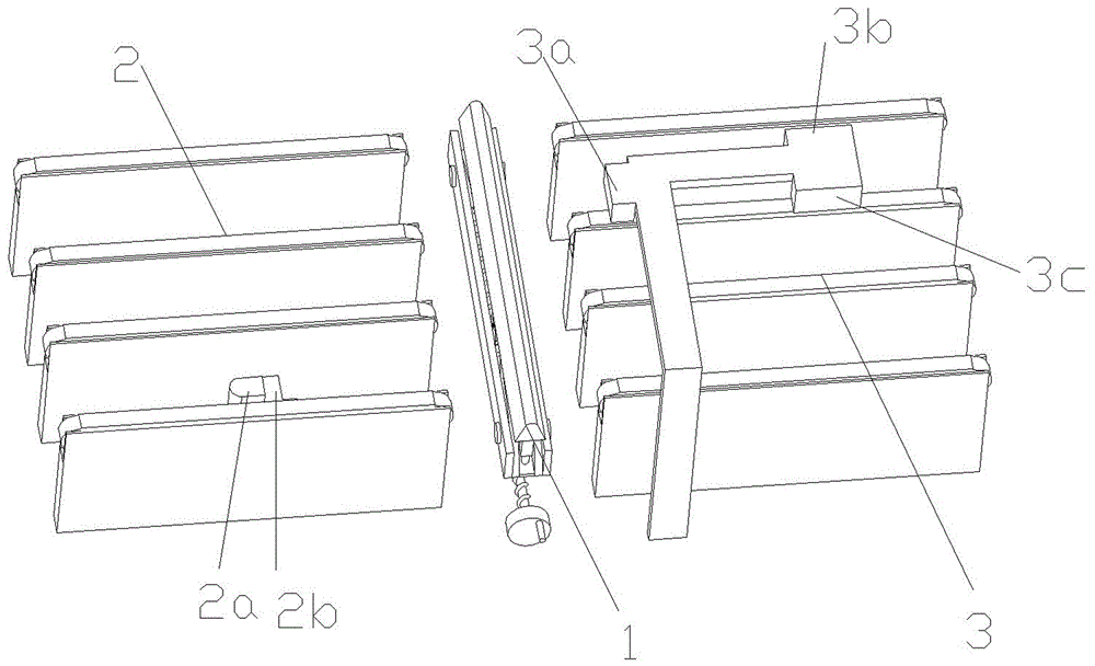 Transverse flat glass snapping method