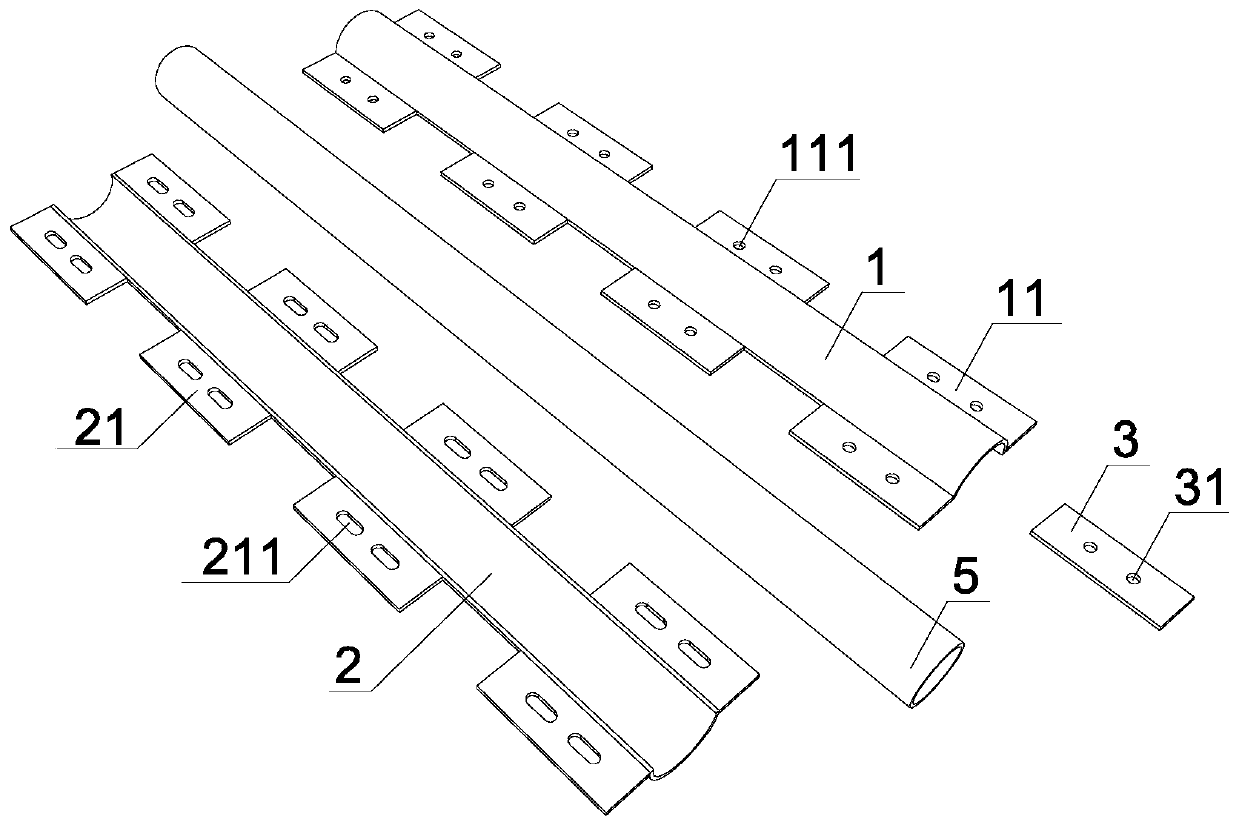 Friction energy dissipation sleeve reinforcing device and use method thereof