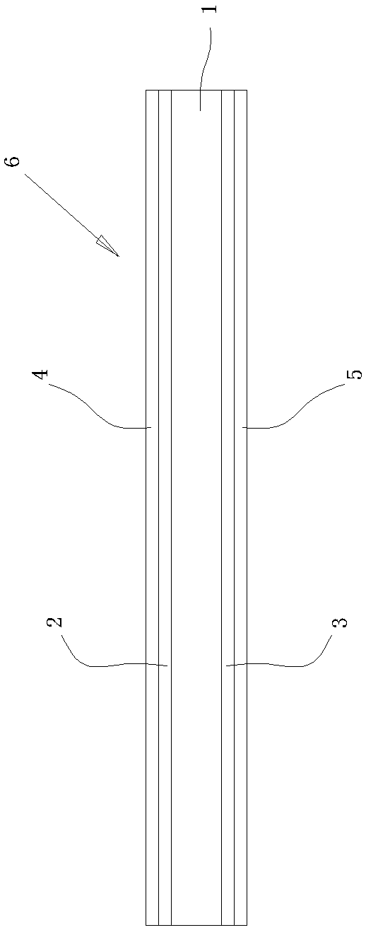 Preparation method of bifacial hydrophilic film