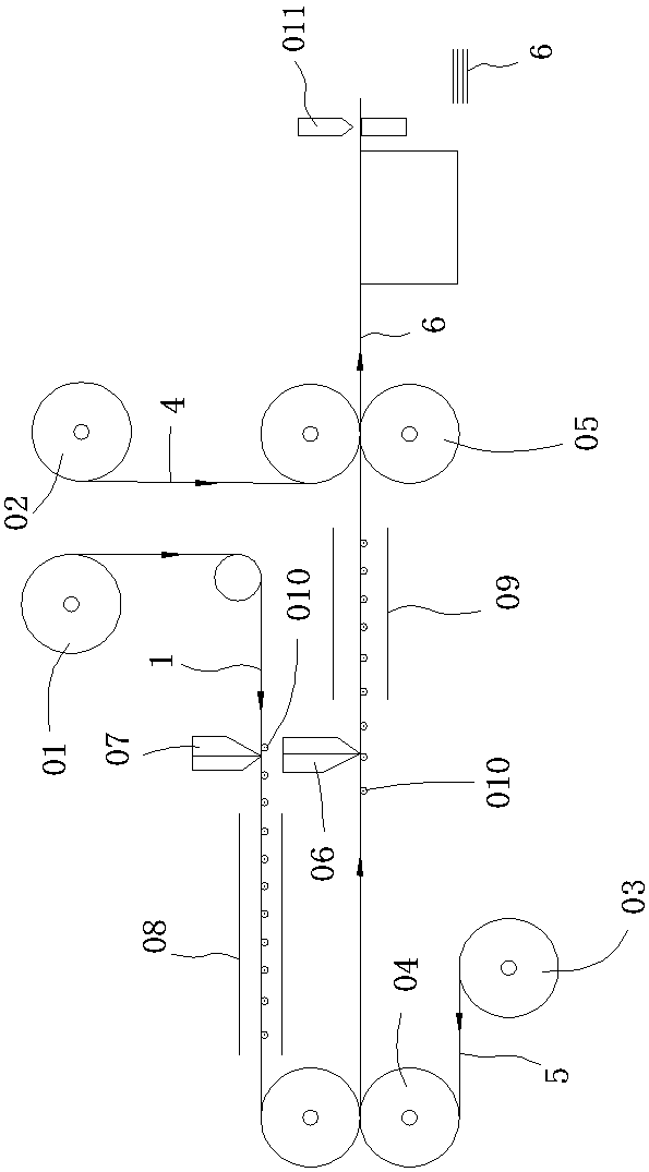 Preparation method of bifacial hydrophilic film