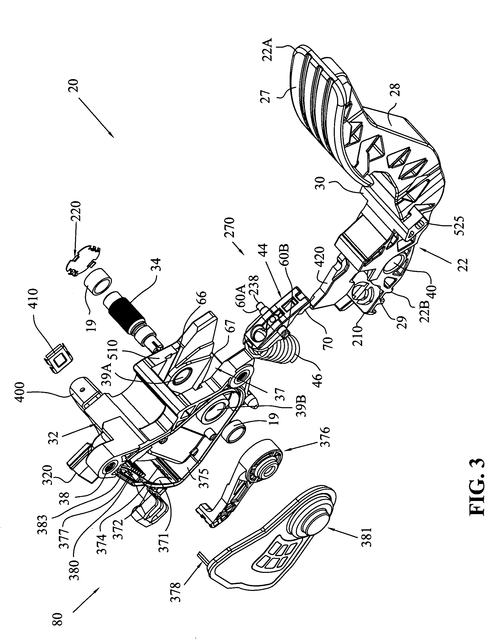 Accelerator pedal for a vehicle