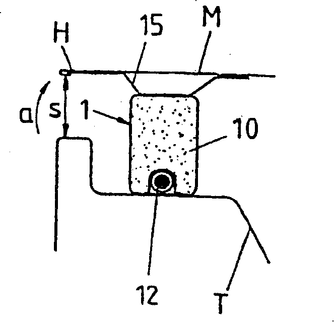 Arrangement for deviating part of the external panelling of a motor vehicle