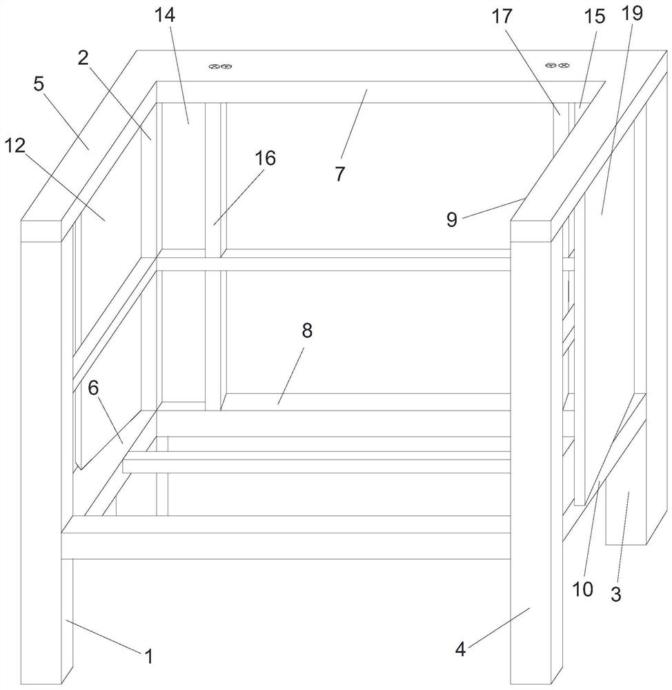 Air guide device capable of dissipating heat of storage battery during running of battery car