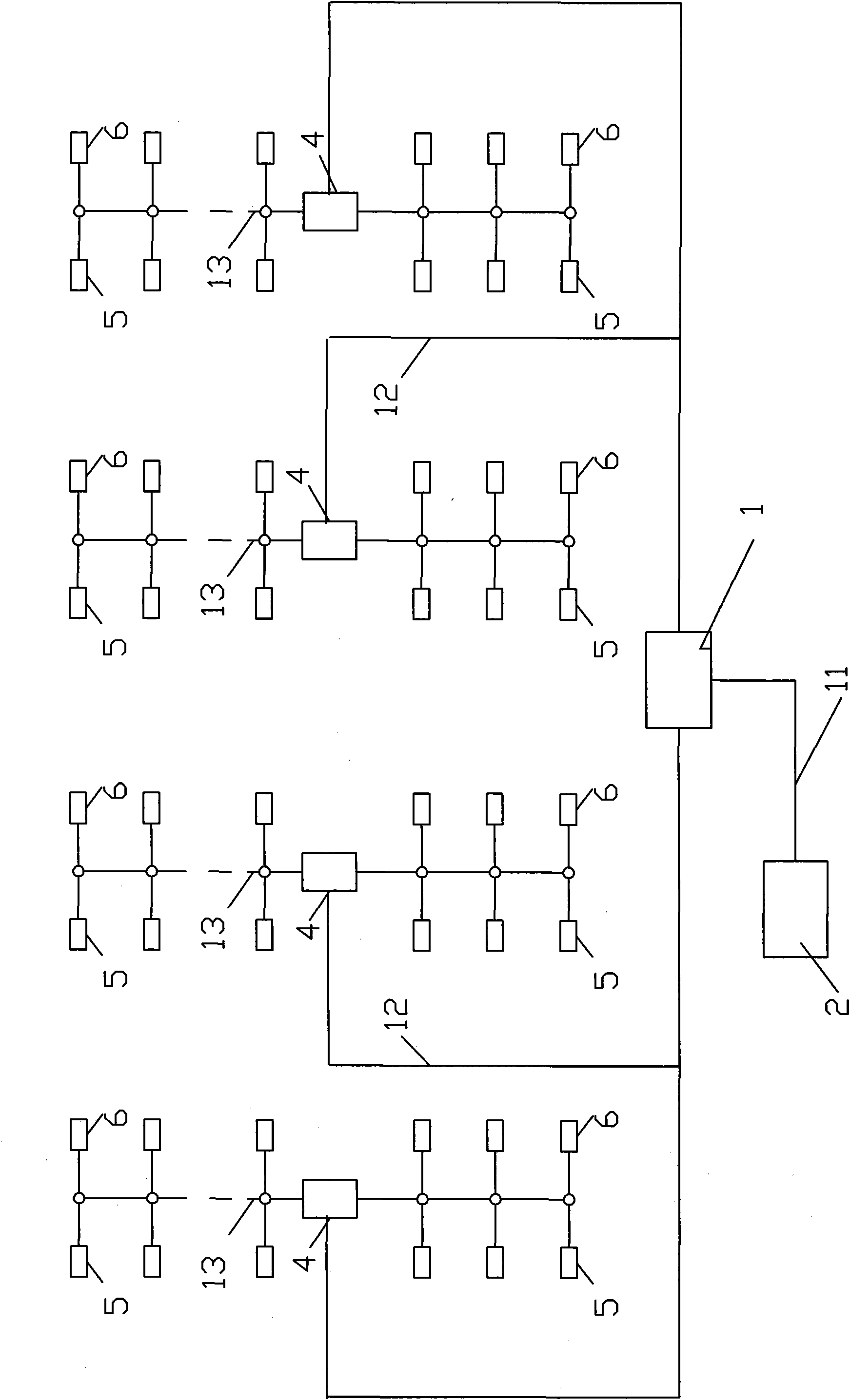 Flow temperature heat measuring method based on room temperature and flow temperature heat measuring system