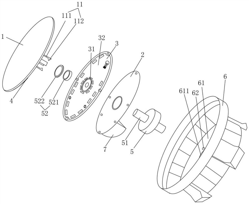 Novel light-emitting calibration device for automobile hub