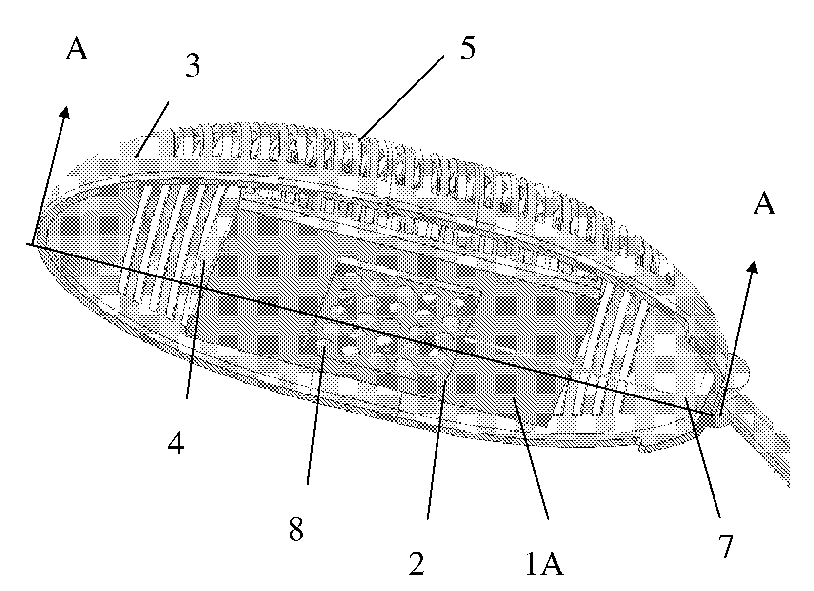 Heat dissipation devices for and LED lamp set