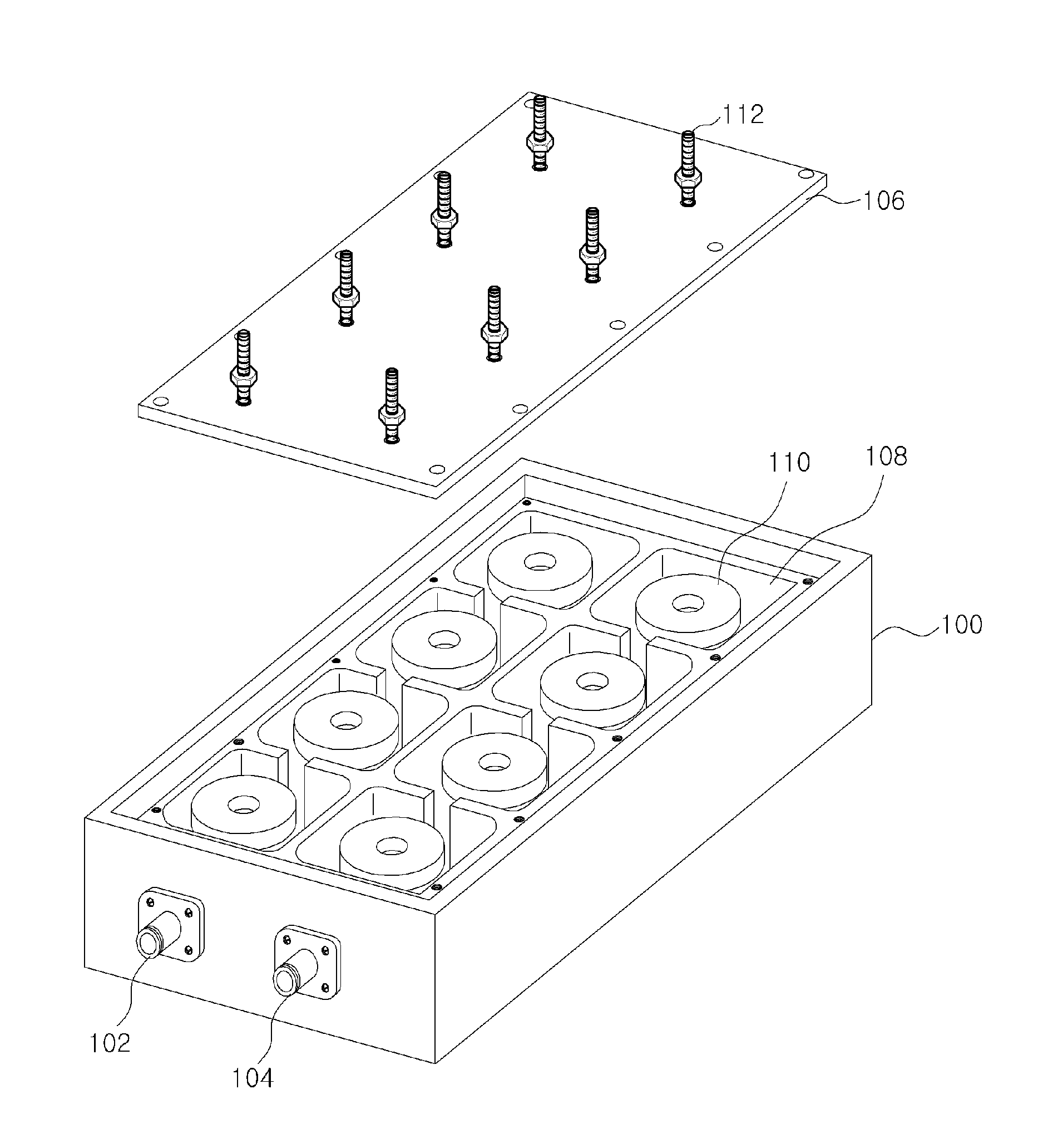 Tuning bolt ground connection structure and RF cavity filter including same