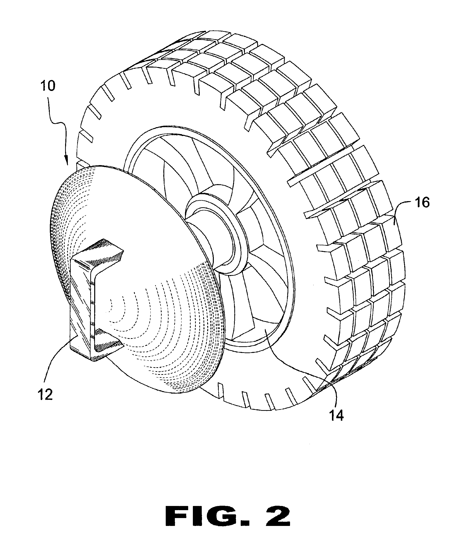 Wheel cover device