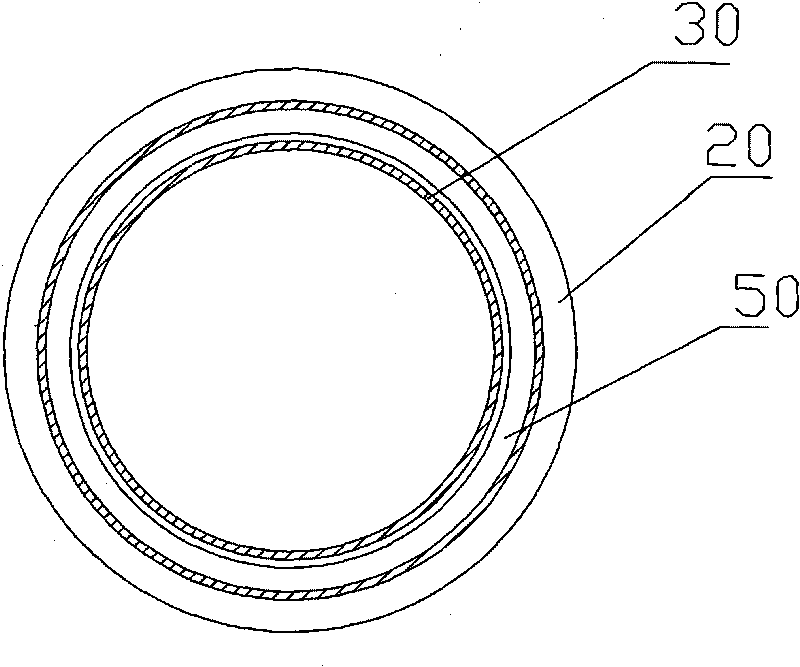 High-pressure isolation annular core-through capacitor