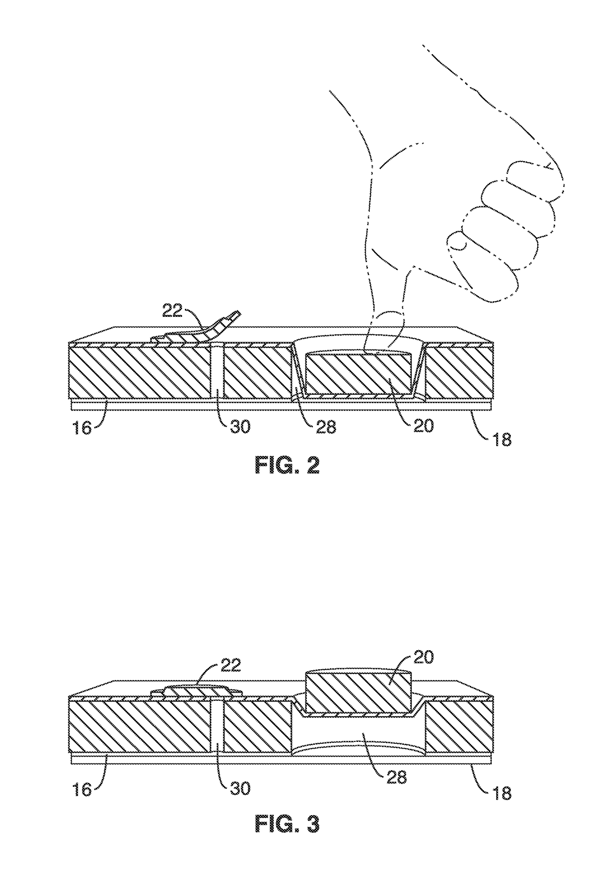 Proximal degas driven microfluidic actuation