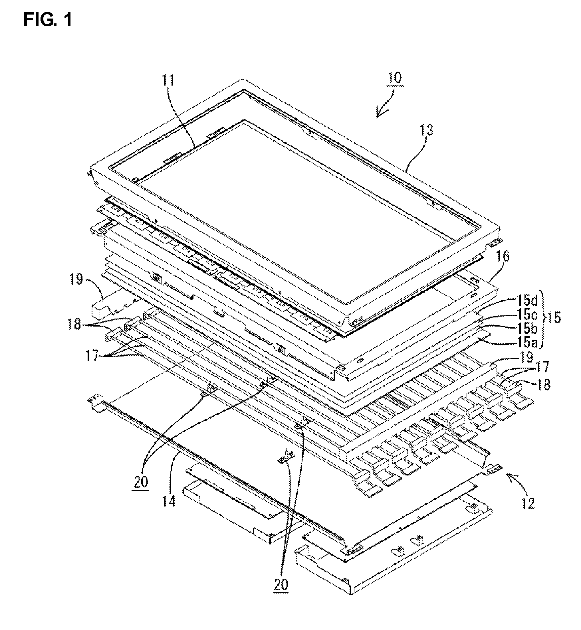 Lamp holding apparatus, backlight device for display device including same, display device including same and liquid crystal display device including backlight device for display device