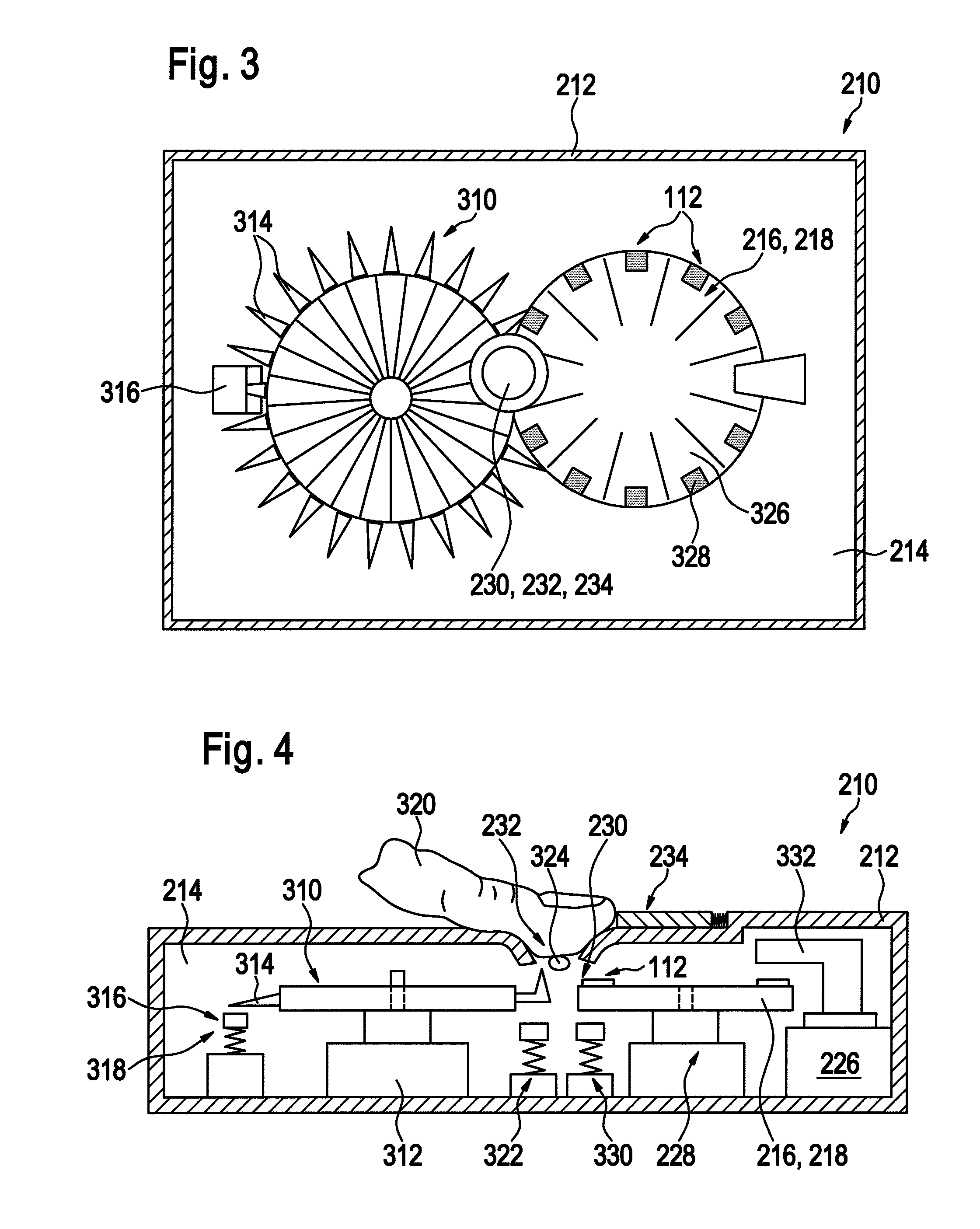 Portable measuring system having a moisture-proof assembly space