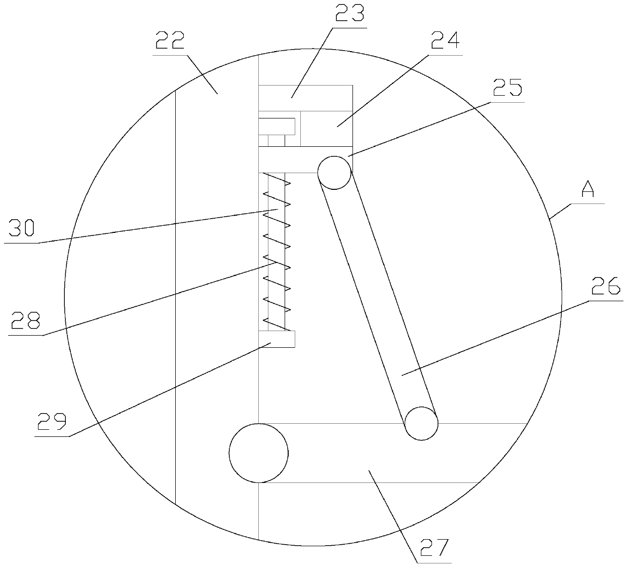 High-efficiency mixing device having deodorizing function and used for organic fertilizer