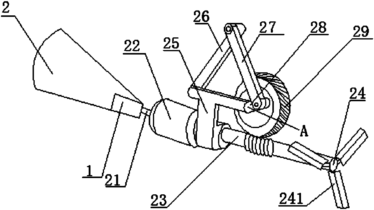 Efficient nursery garden trimming device