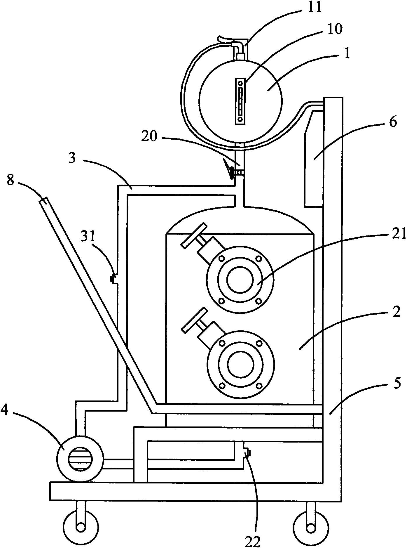 Chromatographic instrument calibration device