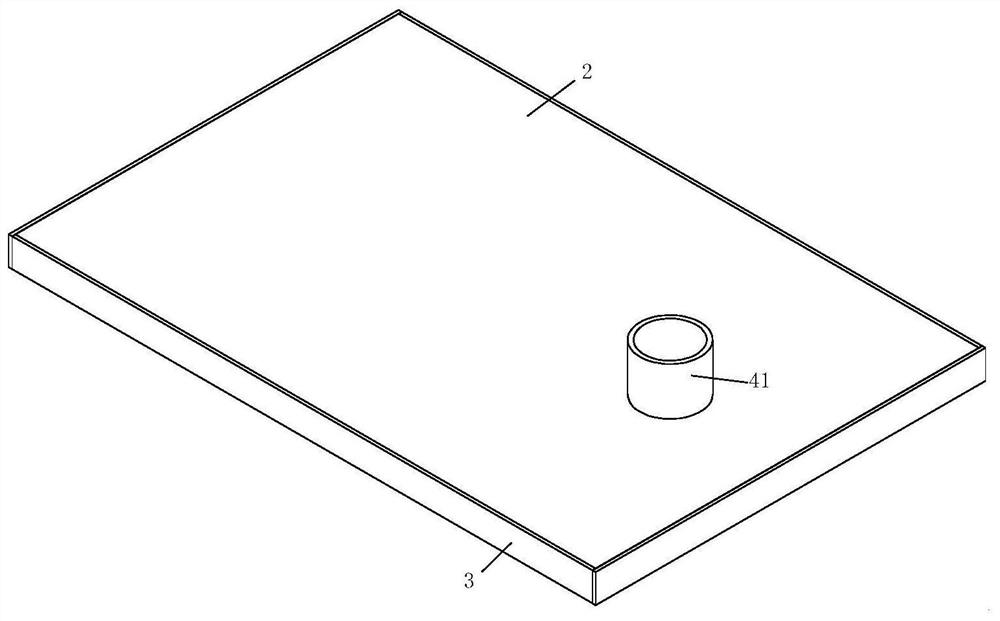 Industrial water surface floating dust removing device