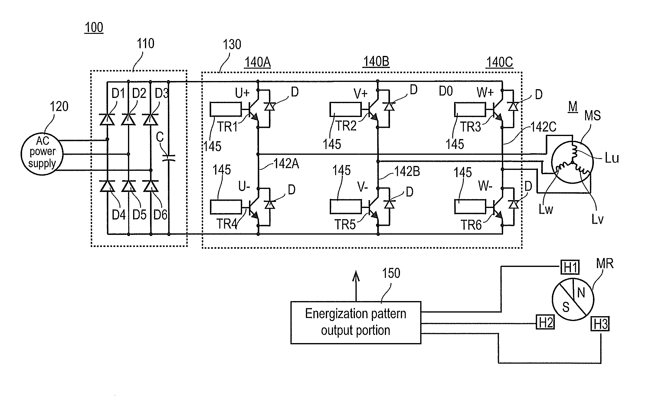 Motor control device and motor control method