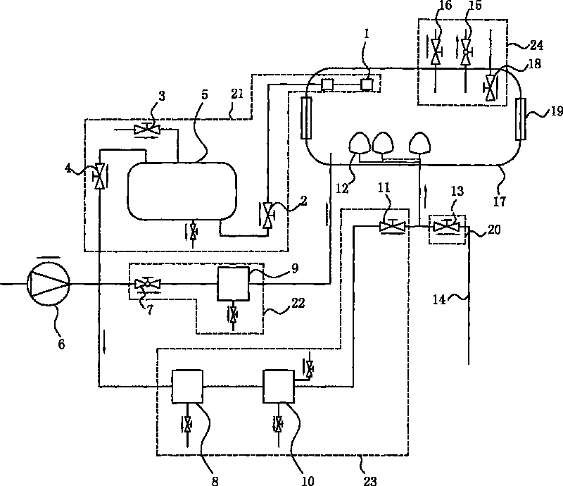 Medical air pressurization oxygen cabin with emergency system