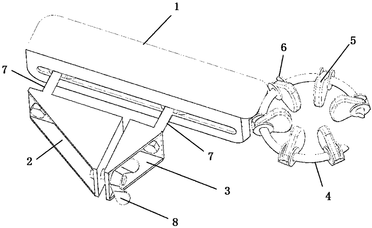 A new type of anti-swing ring for the anti-falling device of transmission line