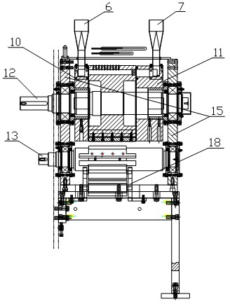 Device for cutting off diaper finished product with elastomer and method for preventing displacement of cut-off diaper finished product