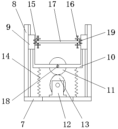 Tool assembly for machining axial flow pump blades, and precision machining method for axial flow pump blades