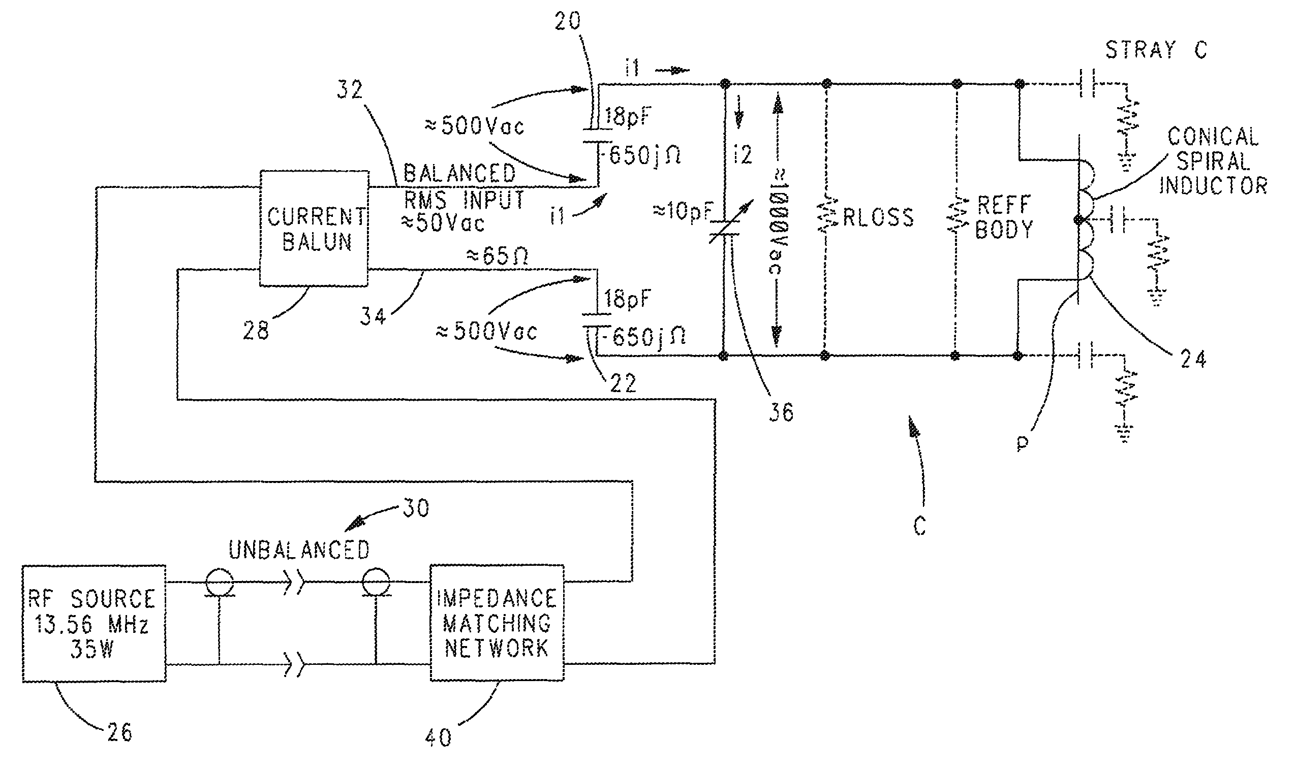 Coupling method for resonant diathermy and other bio-tissue heating applicators