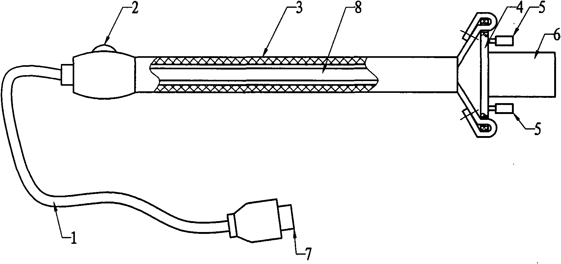 Training simulation device of neuroendoscopy