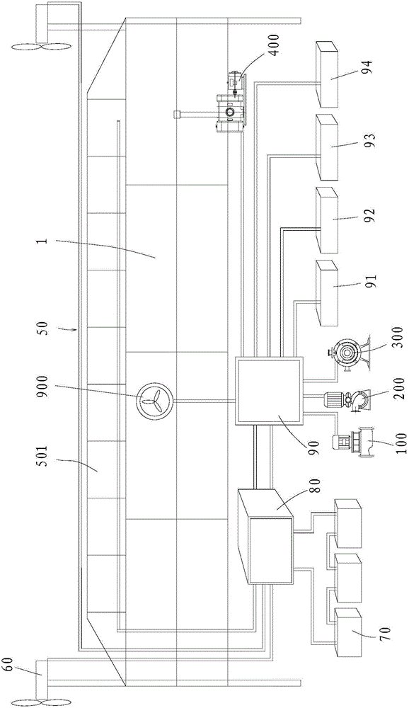 Intelligent three-dimensional ecological external circulation nitrification method and apparatus