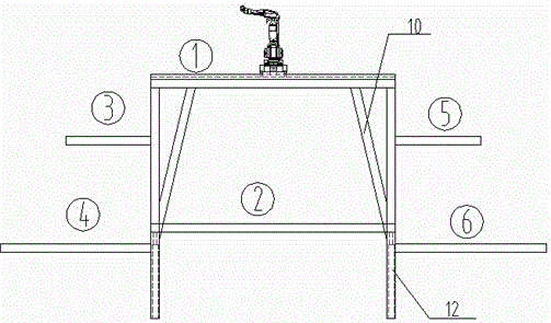 Automatic drill jumbo for tunnel and working method thereof