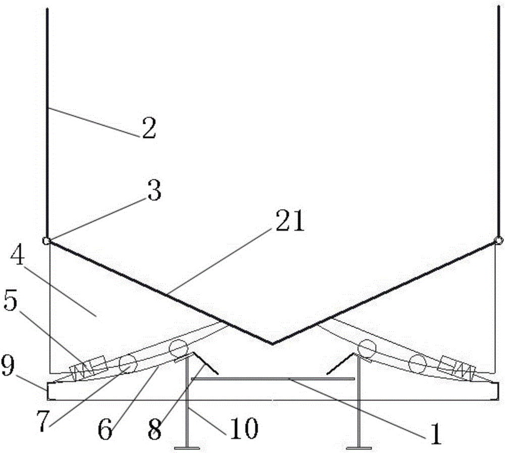 Bulk-cargo-vehicle-mounted self-unloading system