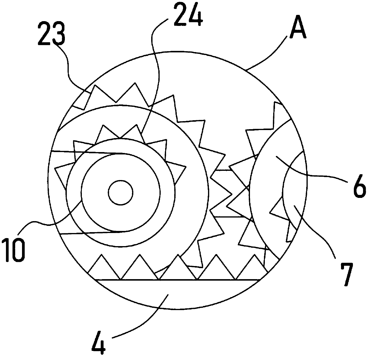 Painting device for processing of electronic product shell