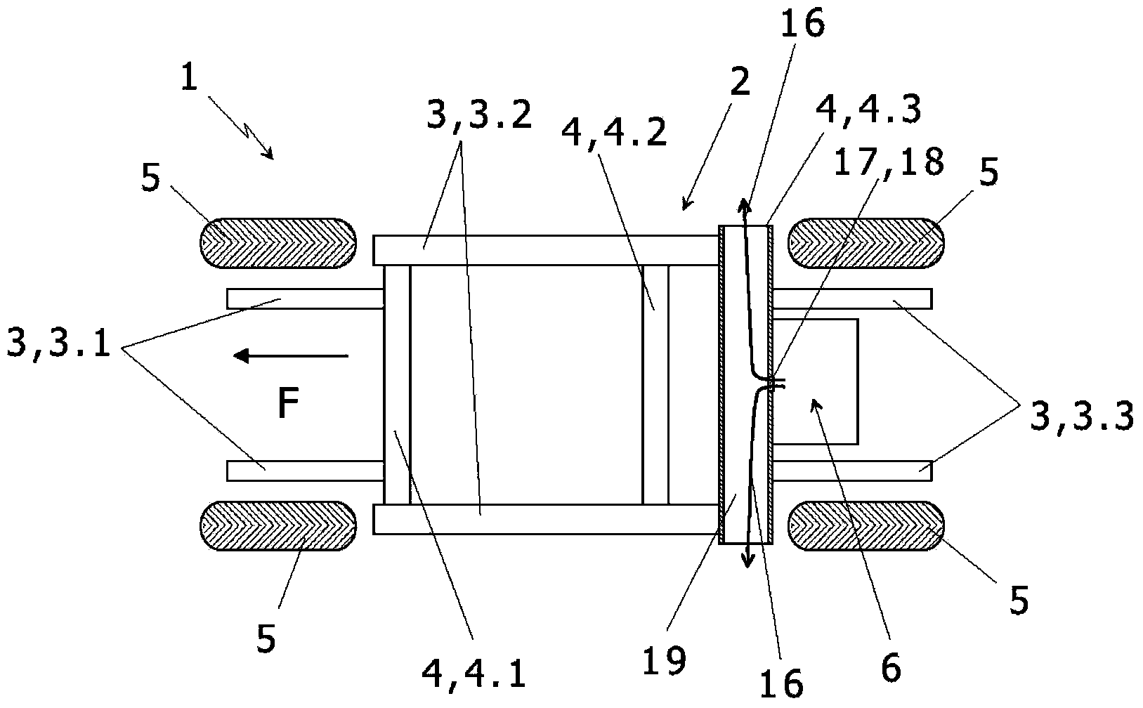 Vehicle having battery