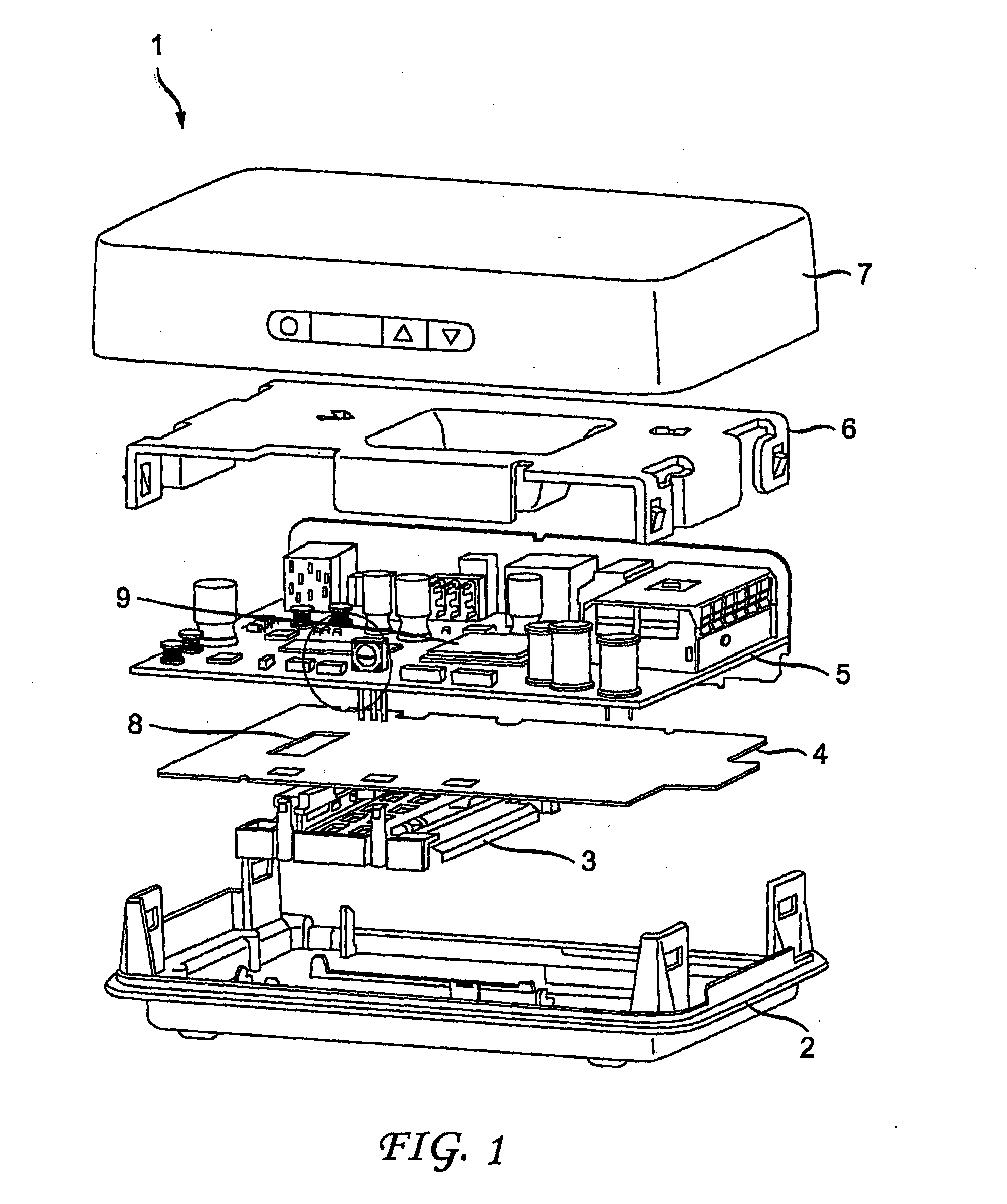 Set top box having heat sink pressure applying means