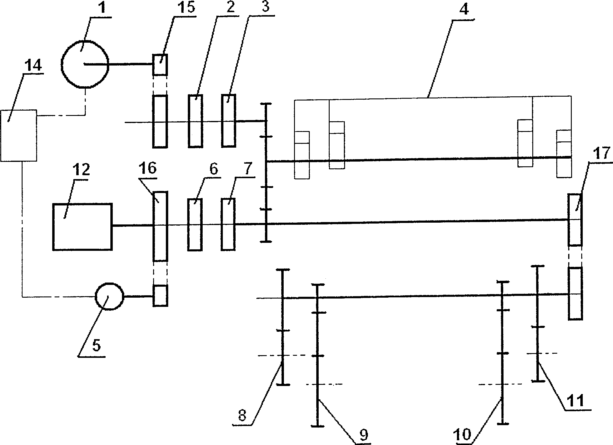 Loom transmission