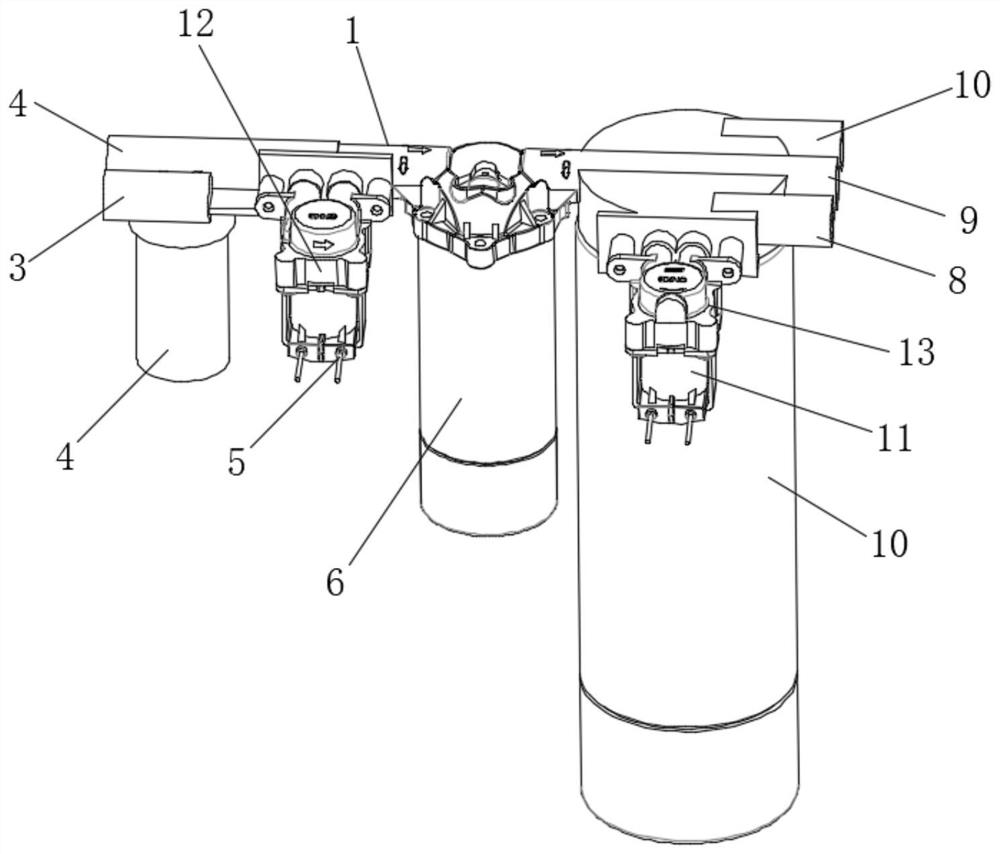 Integrated water purification module unit