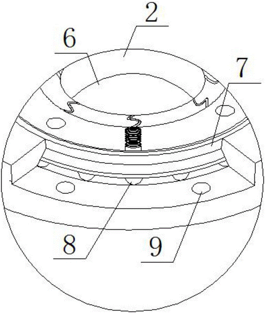 Automobile suspension bearing plastic piece