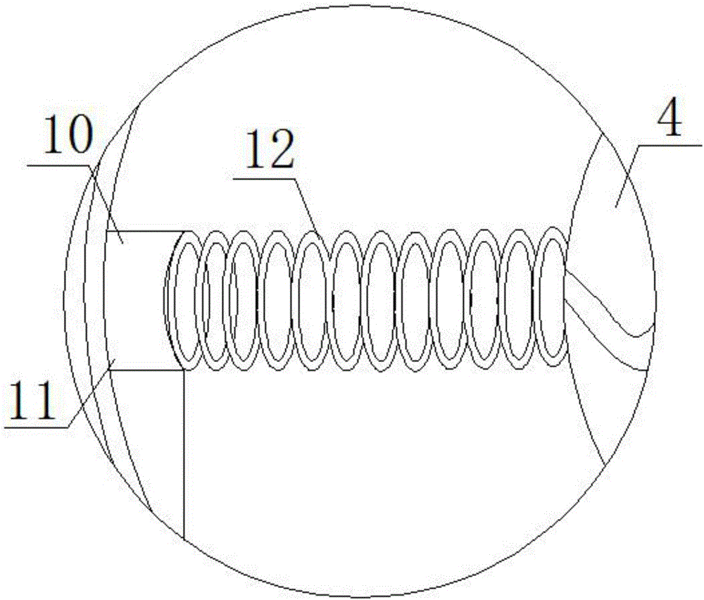 Automobile suspension bearing plastic piece