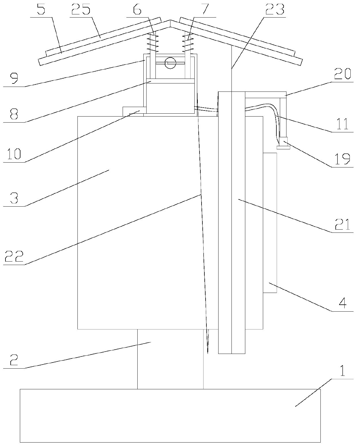 Anti-frosting road monitoring equipment